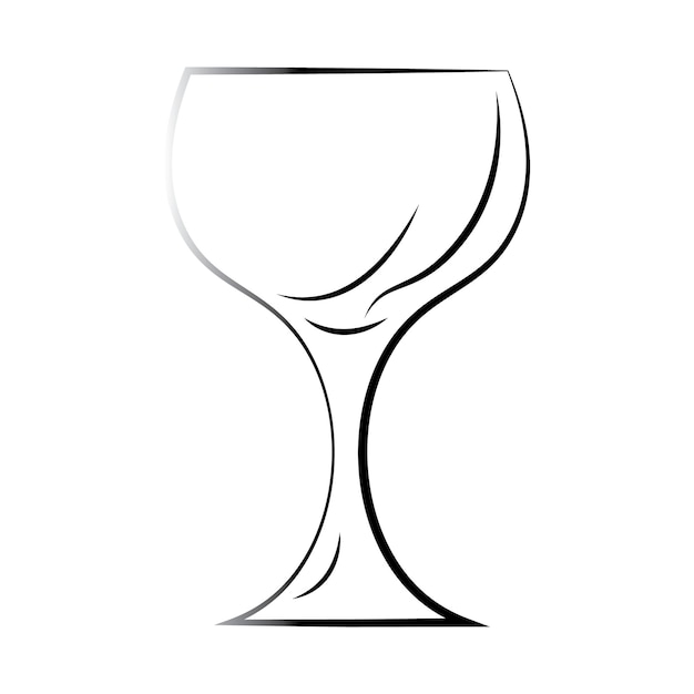 Plantilla de diseño de vector de logotipo de icono de vaso para beber