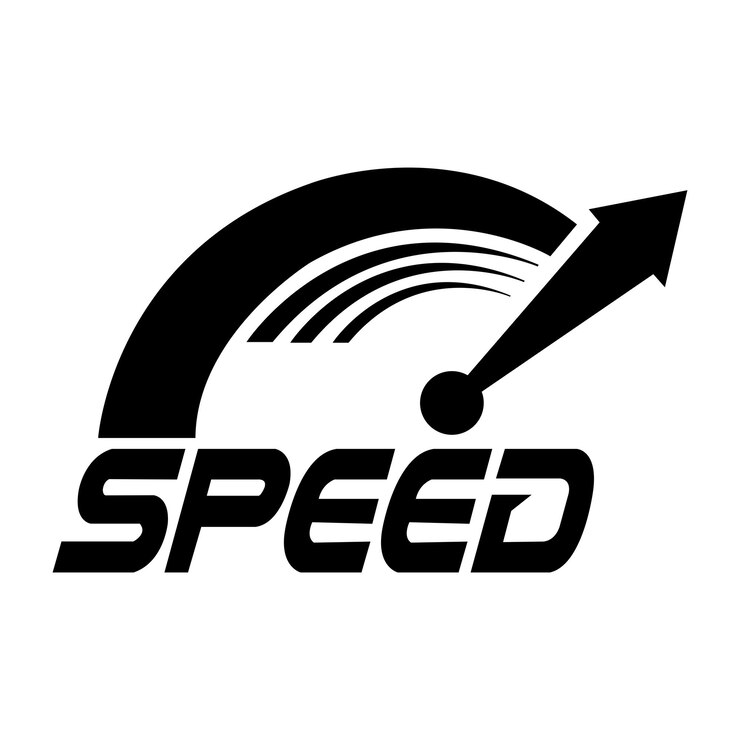 Vector plantilla de diseño de vector de logotipo de icono de velocidad