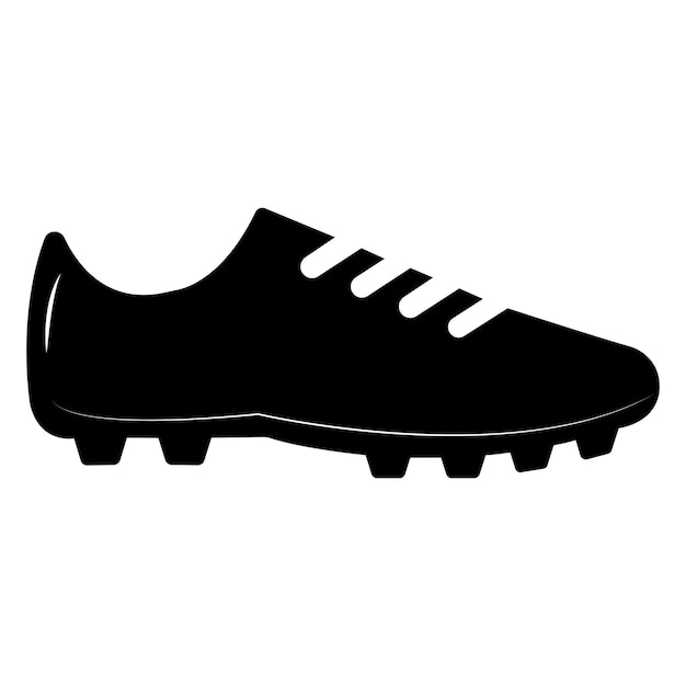 Plantilla de diseño de vector de logotipo de icono de zapatos de fútbol