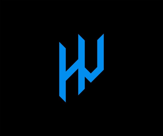 plantilla de diseño de vector de logotipo de letra HV. Diseño del logotipo de este último HV. Diseño de logotipo HV. diseño de logo