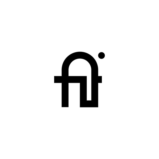 Plantilla de diseño de vector de logotipo de letra A moderna