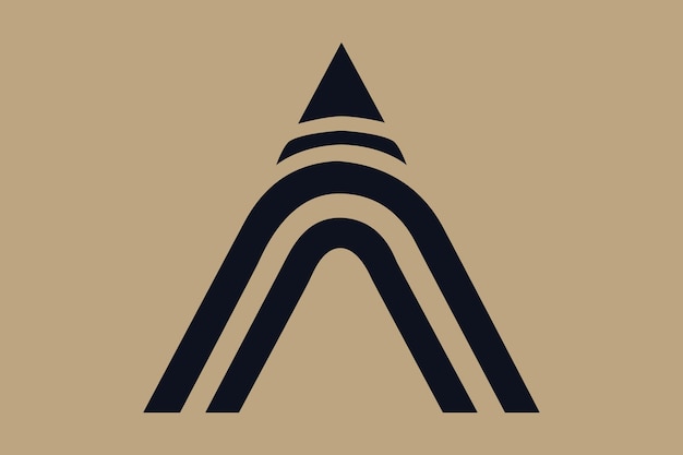 Plantilla de diseño de vector de logotipo de letra A