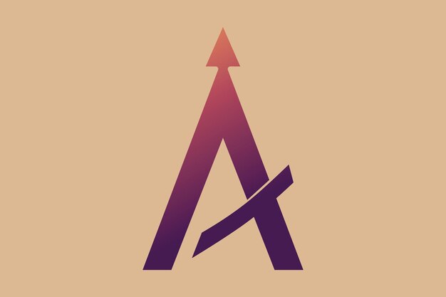 Plantilla de diseño de vector de logotipo de letra A
