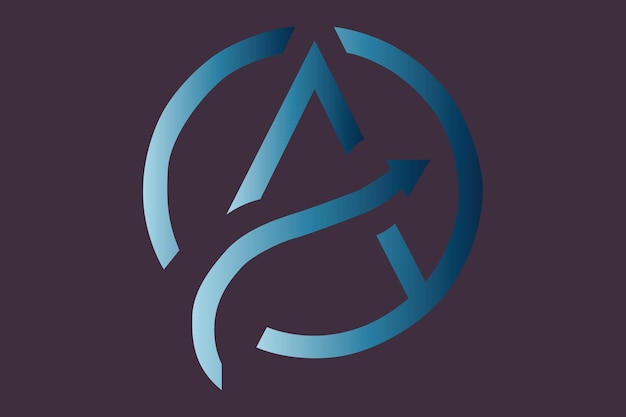 Plantilla de diseño de vector de logotipo de letra A