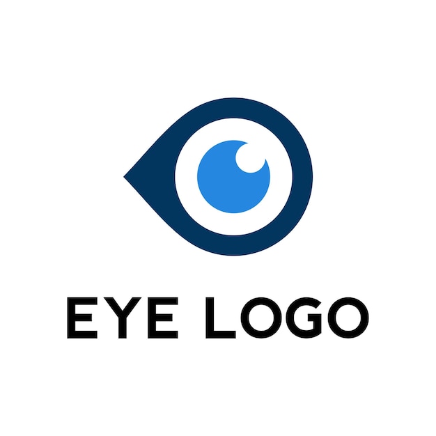 Plantilla de diseño de vector de logotipo de ojo