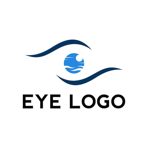Plantilla de diseño de vector de logotipo de ojo