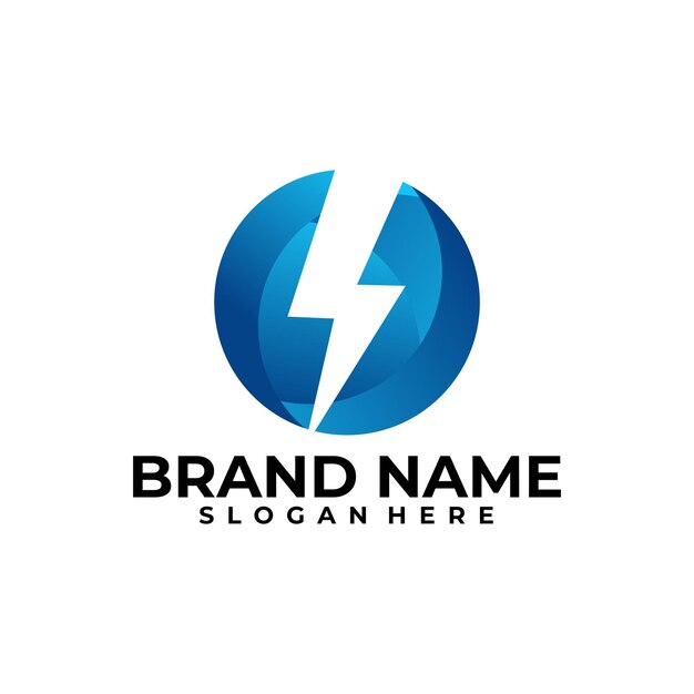 Plantilla de diseño de vector de logotipo de perno