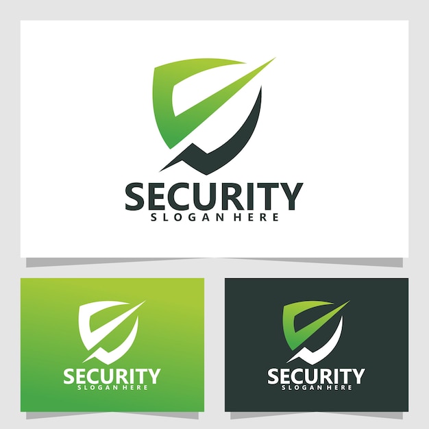 Plantilla de diseño de vector de logotipo de seguridad