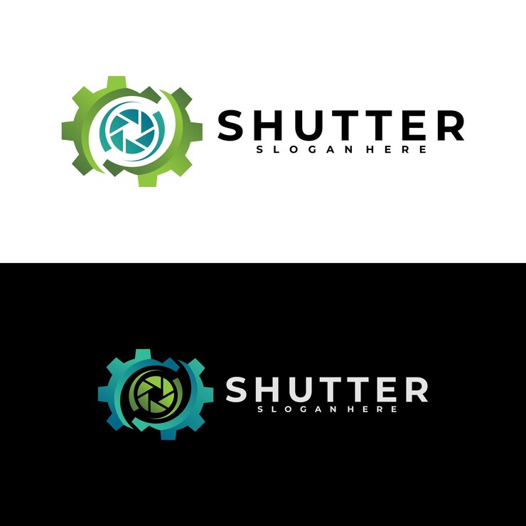 Vector plantilla de diseño de vector de logotipo de servicio de obturador