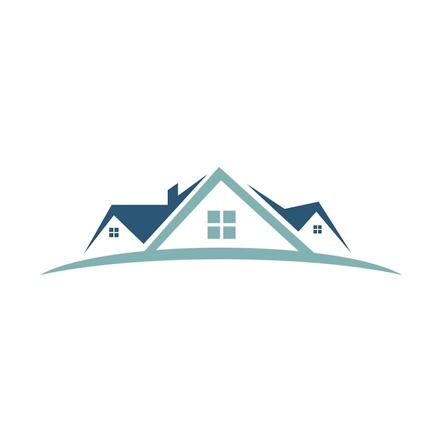 plantilla de diseño de vector de logotipo de techo
