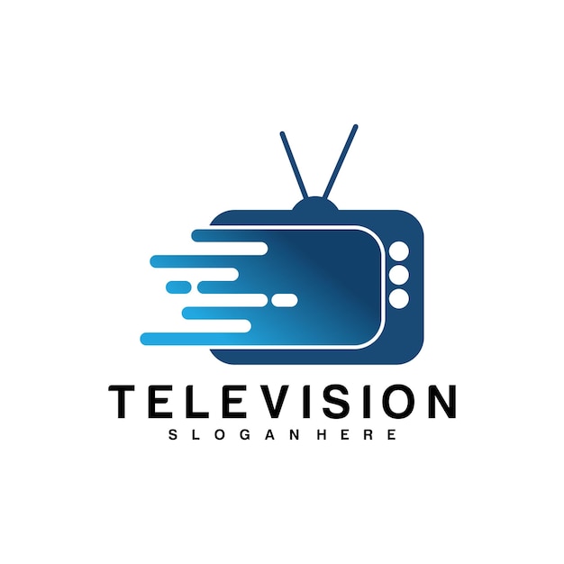 Vector plantilla de diseño de vector de logotipo de televisión