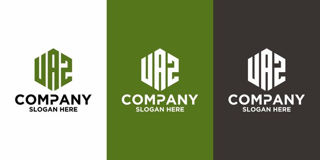 Plantilla de diseño de vector de logotipo UAS de letra inicial