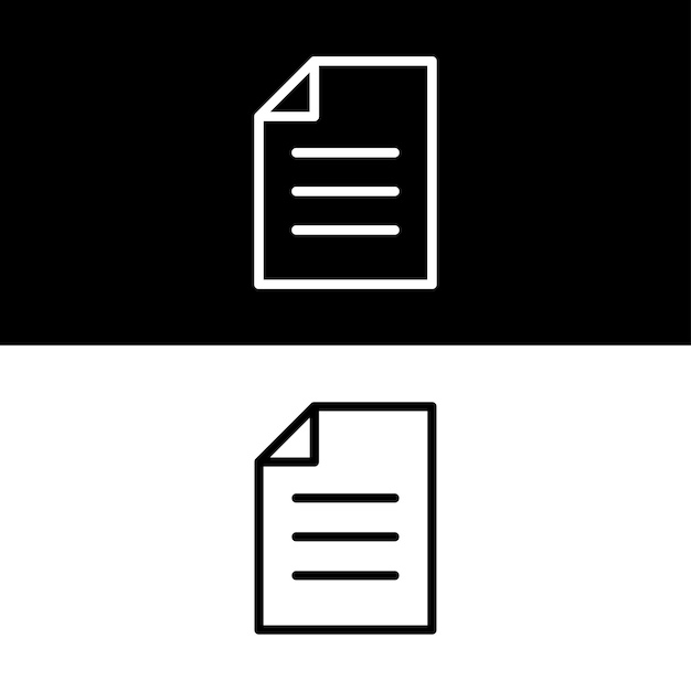 Plantilla de diseño de vectores de iconos de archivos
