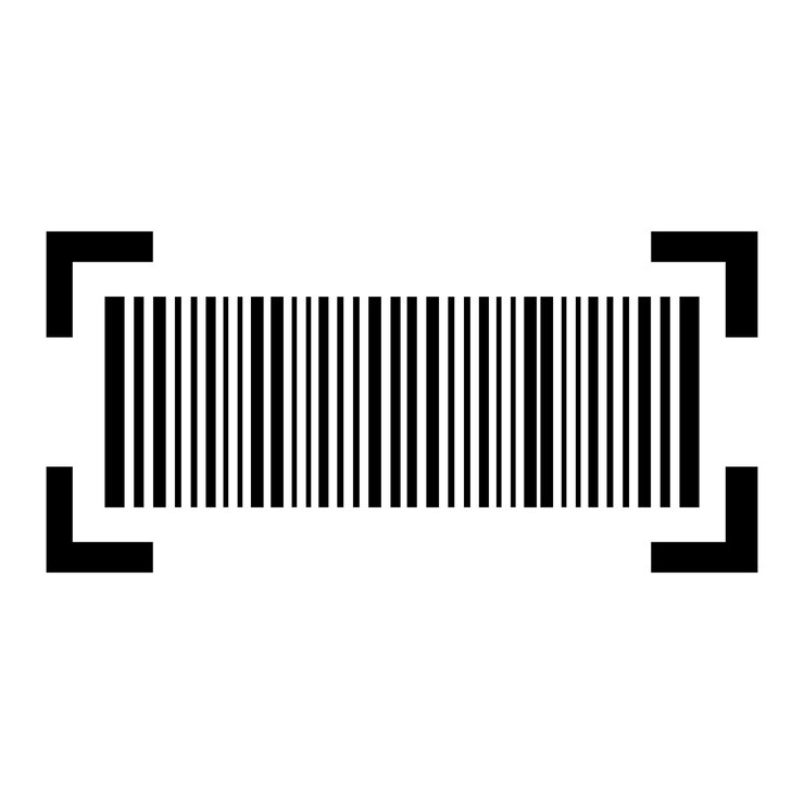 Vector plantilla de diseño vectorial de códigos de barras del icono del logotipo