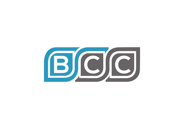 plantilla de diseño vectorial de combinación de letras del logotipo BCC Grupo Letra BCC