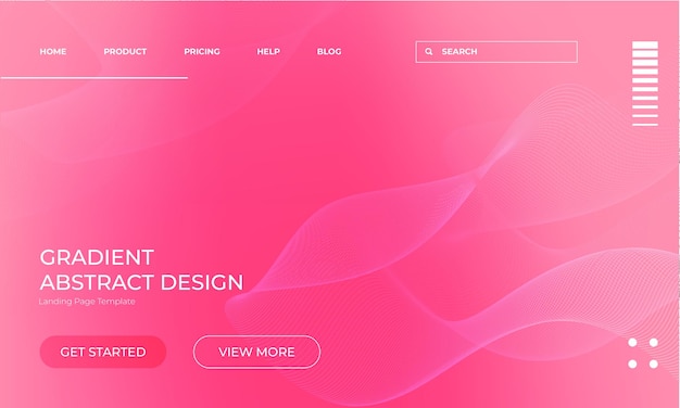 plantilla de diseño vectorial de fondo borroso con gradiente de color rosa