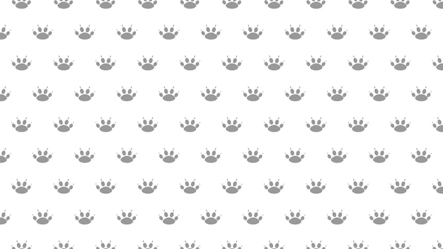 plantilla de diseño vectorial de fondo con patrón sin costuras de huella