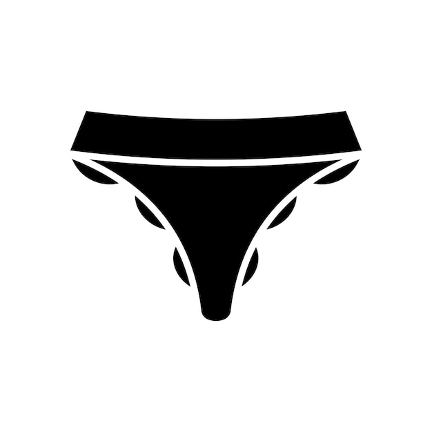 plantilla de diseño vectorial de iconas de ropa interior