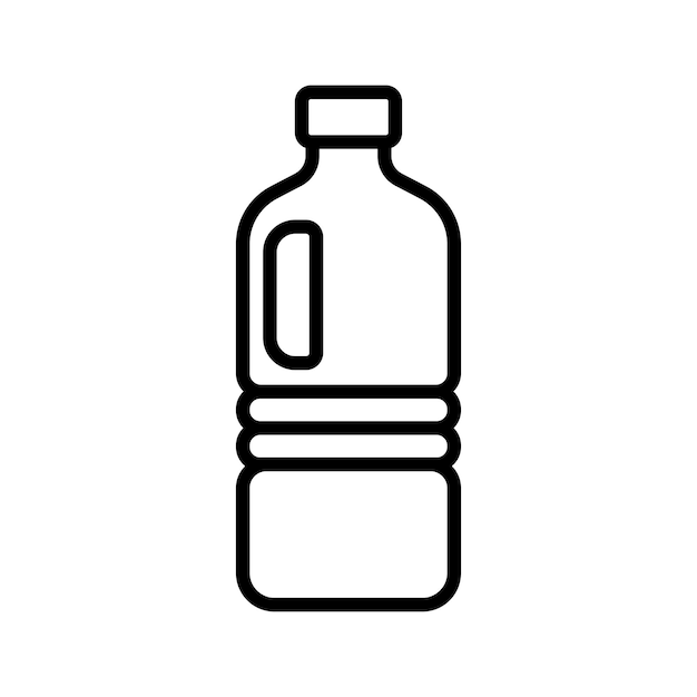 plantilla de diseño vectorial de icono de aceite de cocina simple y limpia