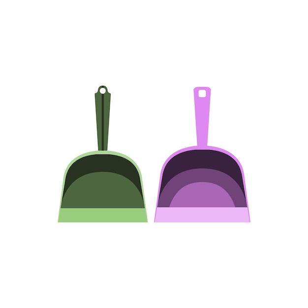 plantilla de diseño vectorial del icono de la bandeja de polvo