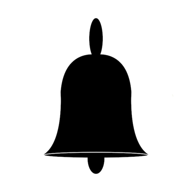 plantilla de diseño vectorial del icono de la campana