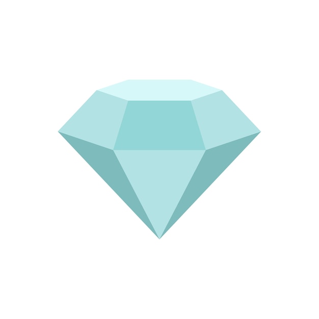 plantilla de diseño vectorial de icono de diamante con fondo blanco
