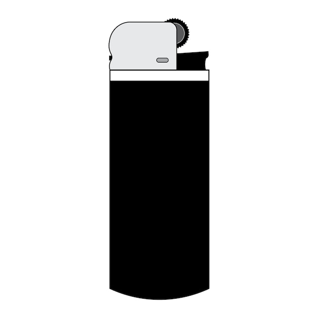 plantilla de diseño vectorial del icono del encendedor de gas