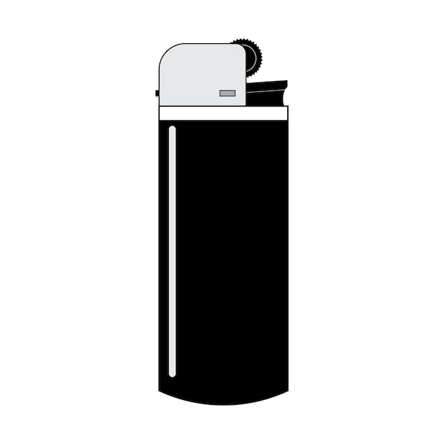 plantilla de diseño vectorial del icono del encendedor de gas