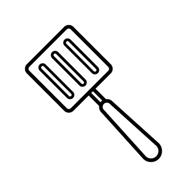 plantilla de diseño vectorial del icono de la espátula