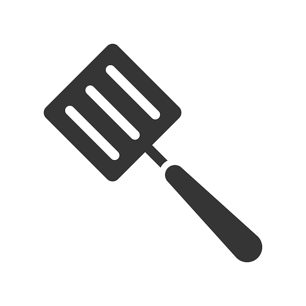 plantilla de diseño vectorial del icono de la espátula