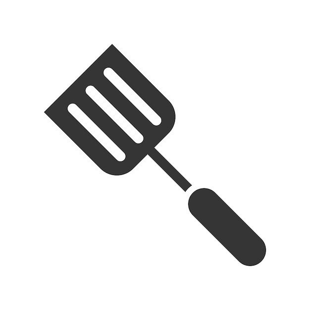 plantilla de diseño vectorial del icono de la espátula