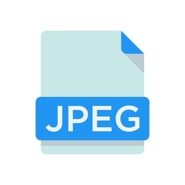 plantilla de diseño vectorial de icono jpeg