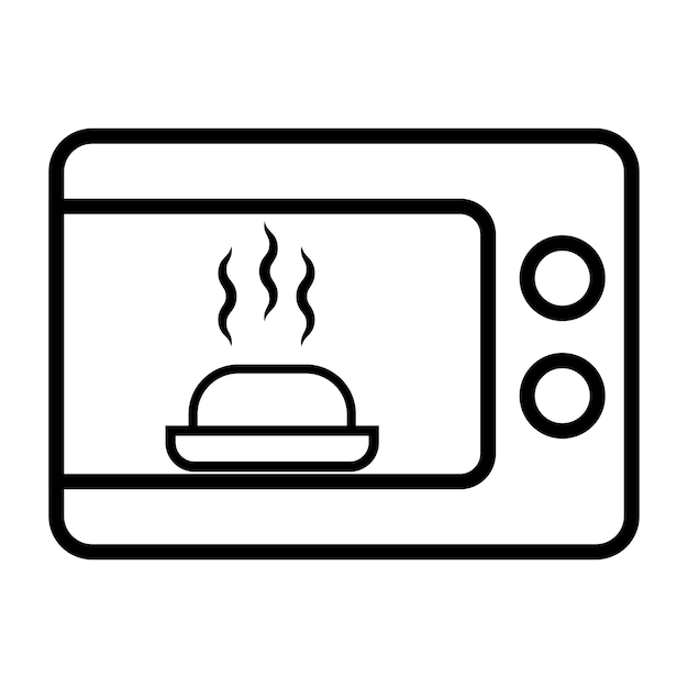 Vector plantilla de diseño vectorial del icono del logotipo del horno