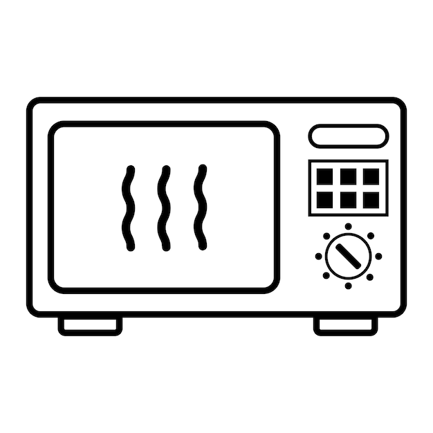 Plantilla de diseño vectorial del icono del logotipo del horno