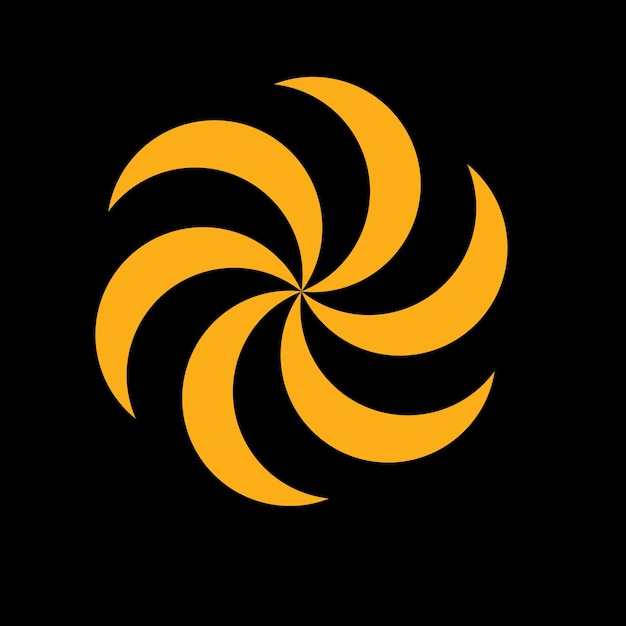 plantilla de diseño vectorial del icono del logotipo Vortex