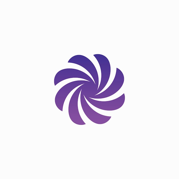 plantilla de diseño vectorial del icono del logotipo Vortex