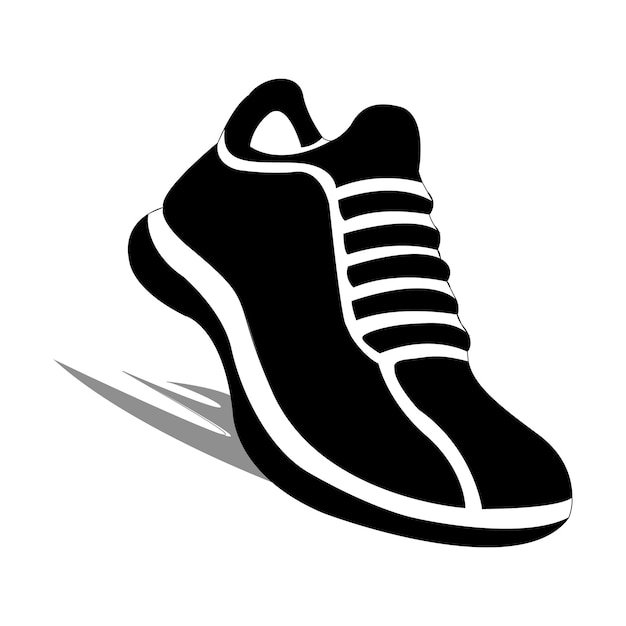 plantilla de diseño vectorial del icono del logotipo del zapato