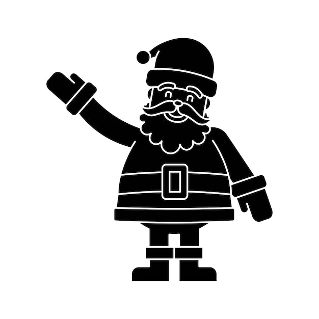 plantilla de diseño vectorial de icono de navidad estilo elegante