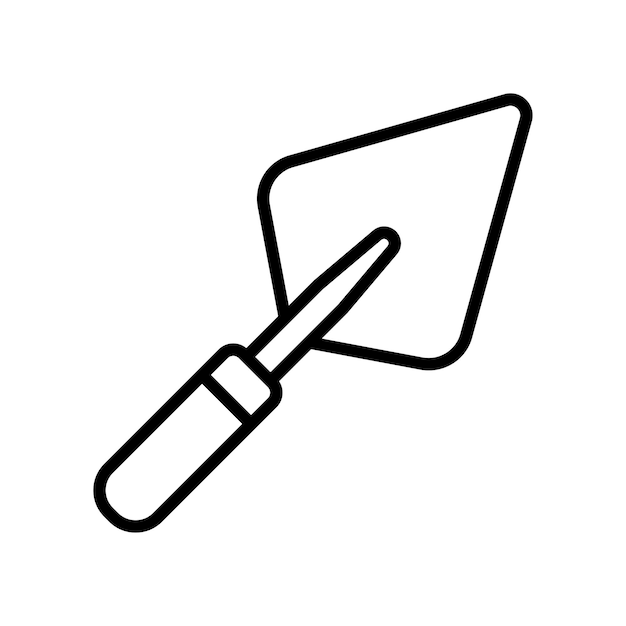 plantilla de diseño vectorial de icono de paleta en fondo blanco