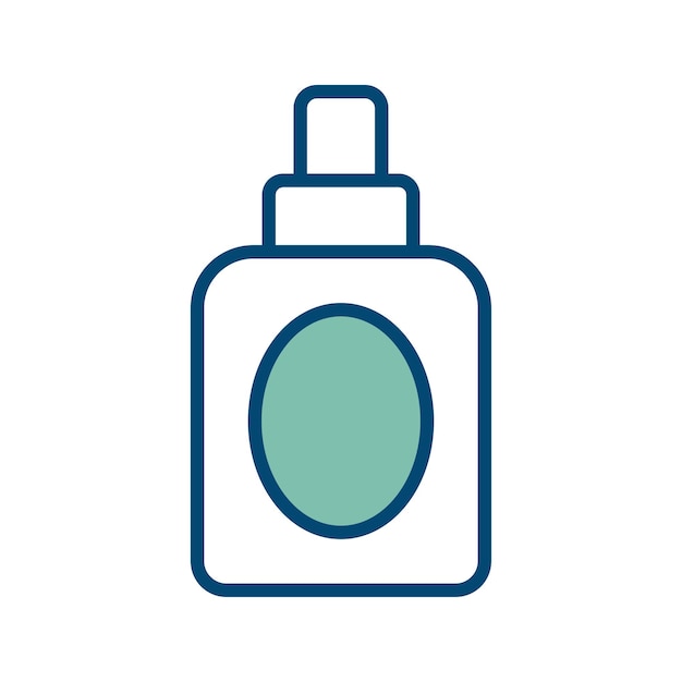 plantilla de diseño vectorial de icono de pulverización en fondo blanco