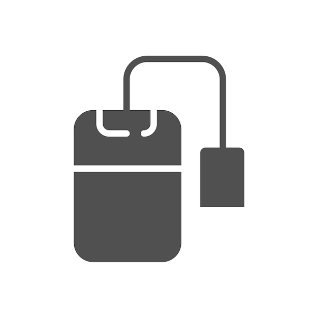 plantilla de diseño vectorial de icono de teabag