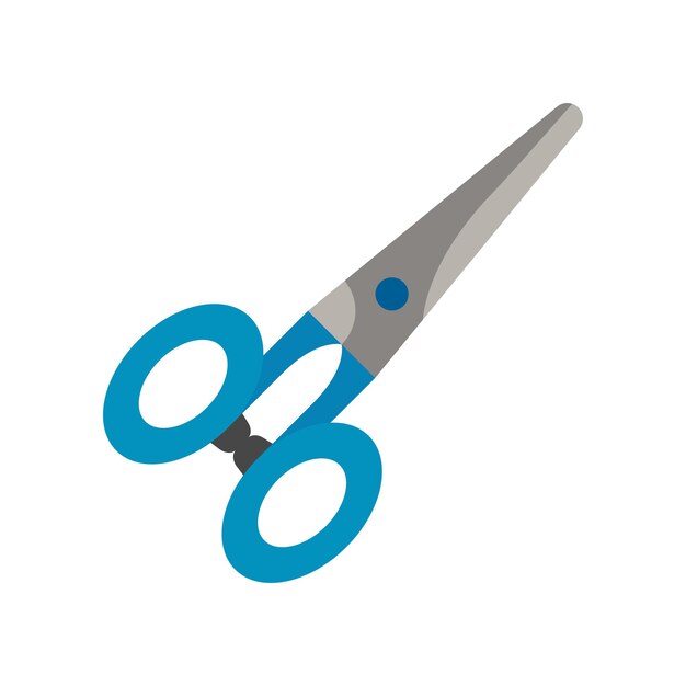 plantilla de diseño vectorial de icono de tijeras