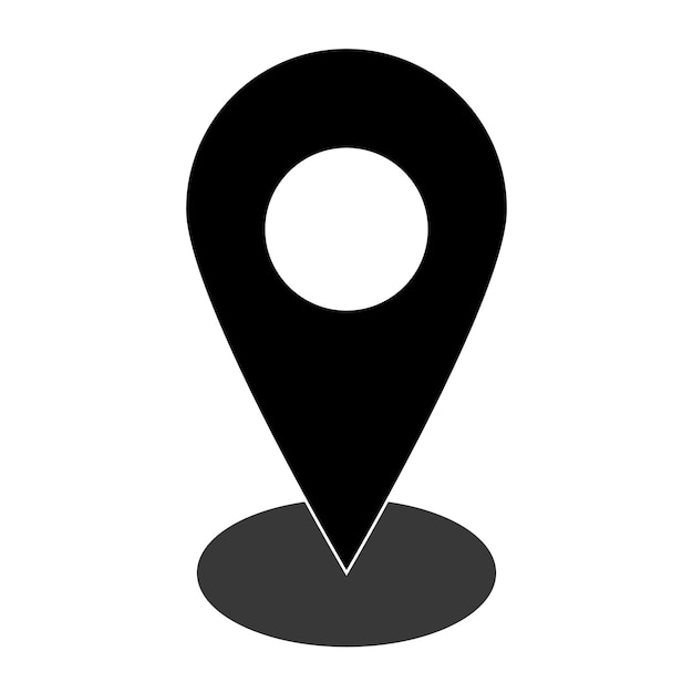 plantilla de diseño vectorial de icono de ubicación del logotipo
