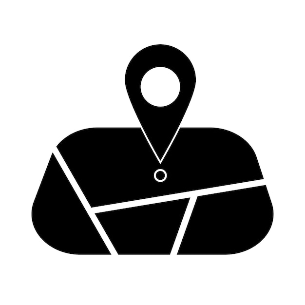 plantilla de diseño vectorial de icono de ubicación del logotipo