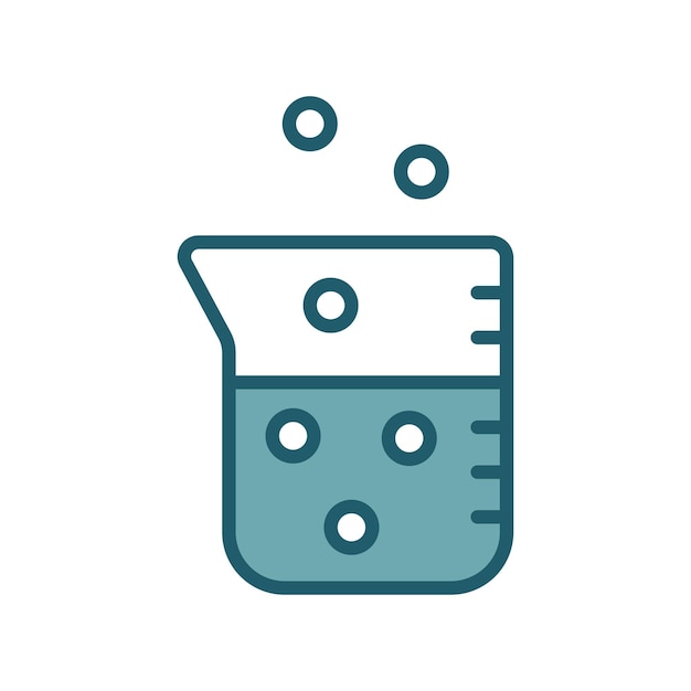 plantilla de diseño vectorial de icono de vaso simple y limpio