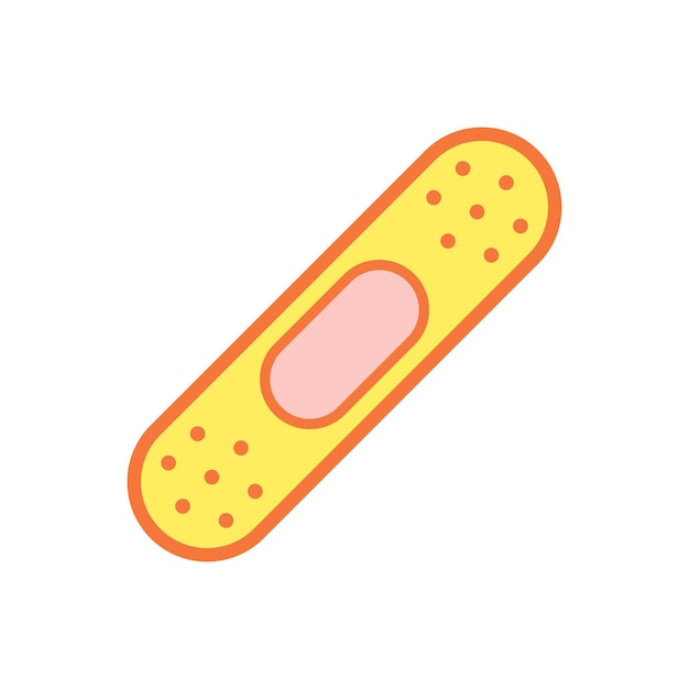 plantilla de diseño vectorial de icono de vendaje de vendaje