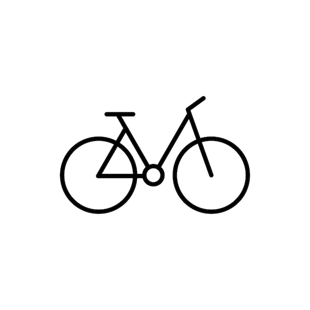 plantilla de diseño vectorial de iconos de bicicletas