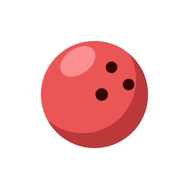 plantilla de diseño vectorial de iconos de bolas de bolos