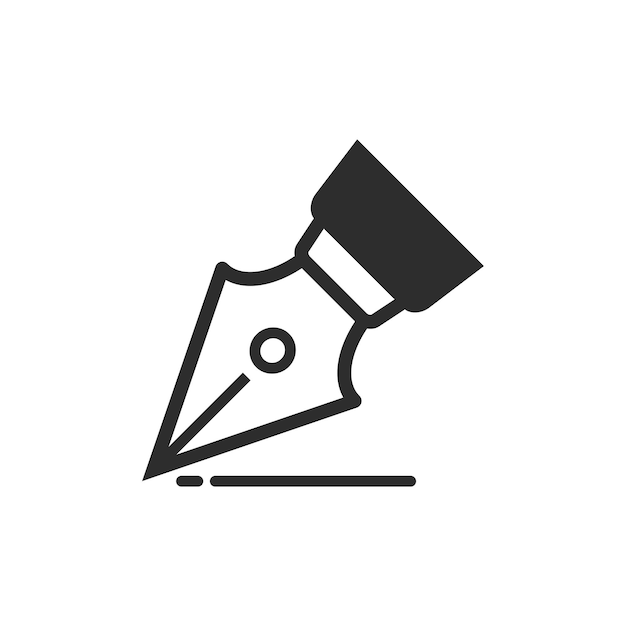plantilla de diseño vectorial de iconos de bolígrafos