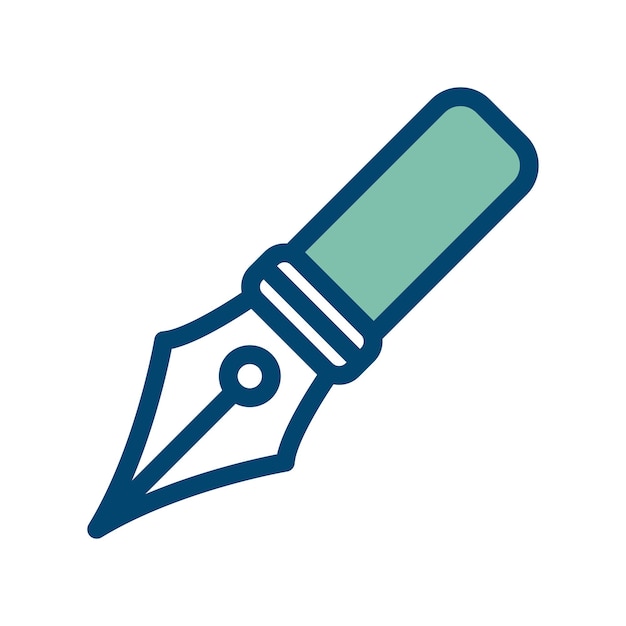 plantilla de diseño vectorial de iconos de bolígrafos
